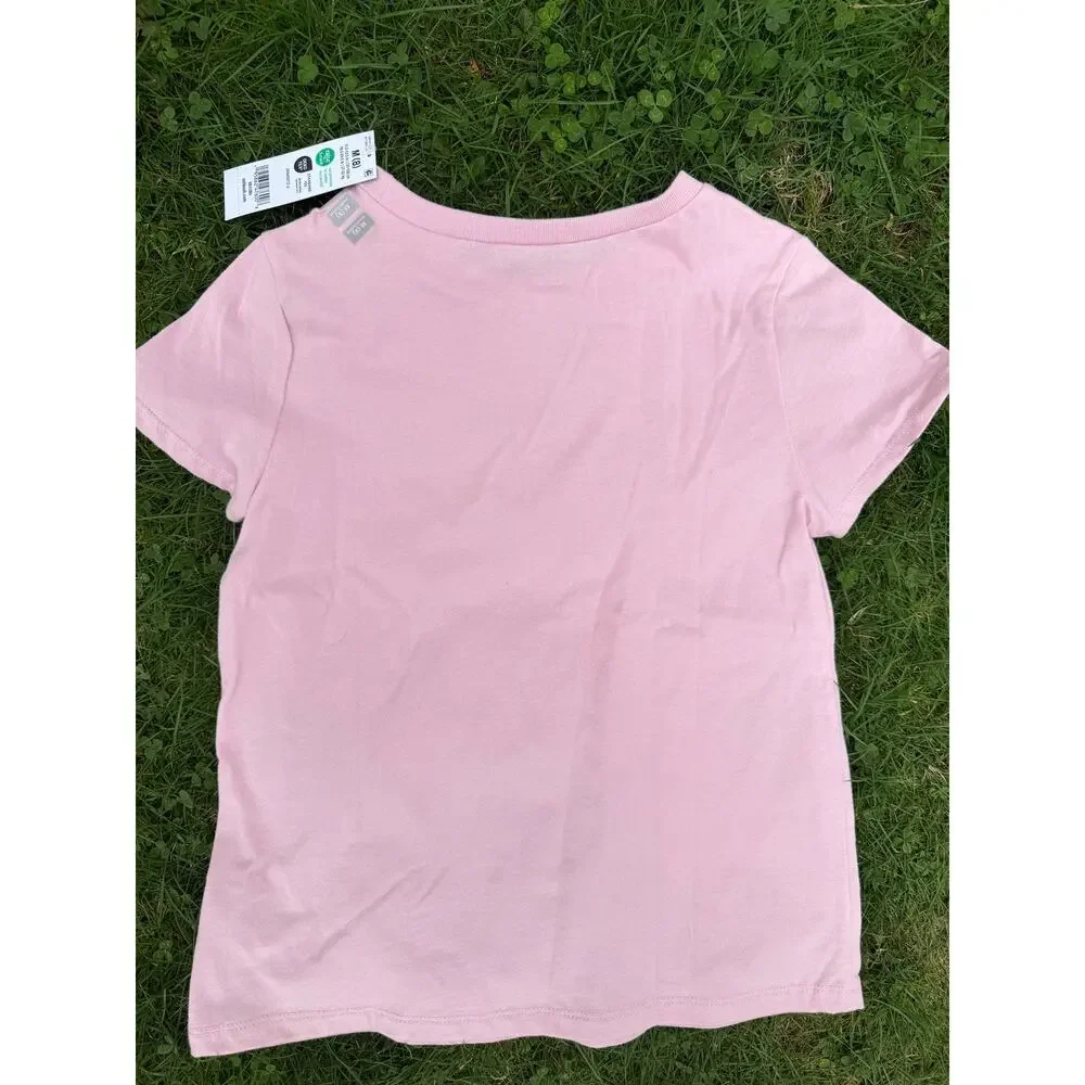 NWT OshKosh Kids Short Sleeve Pink Dog Graphic Tee (SZ M 8)